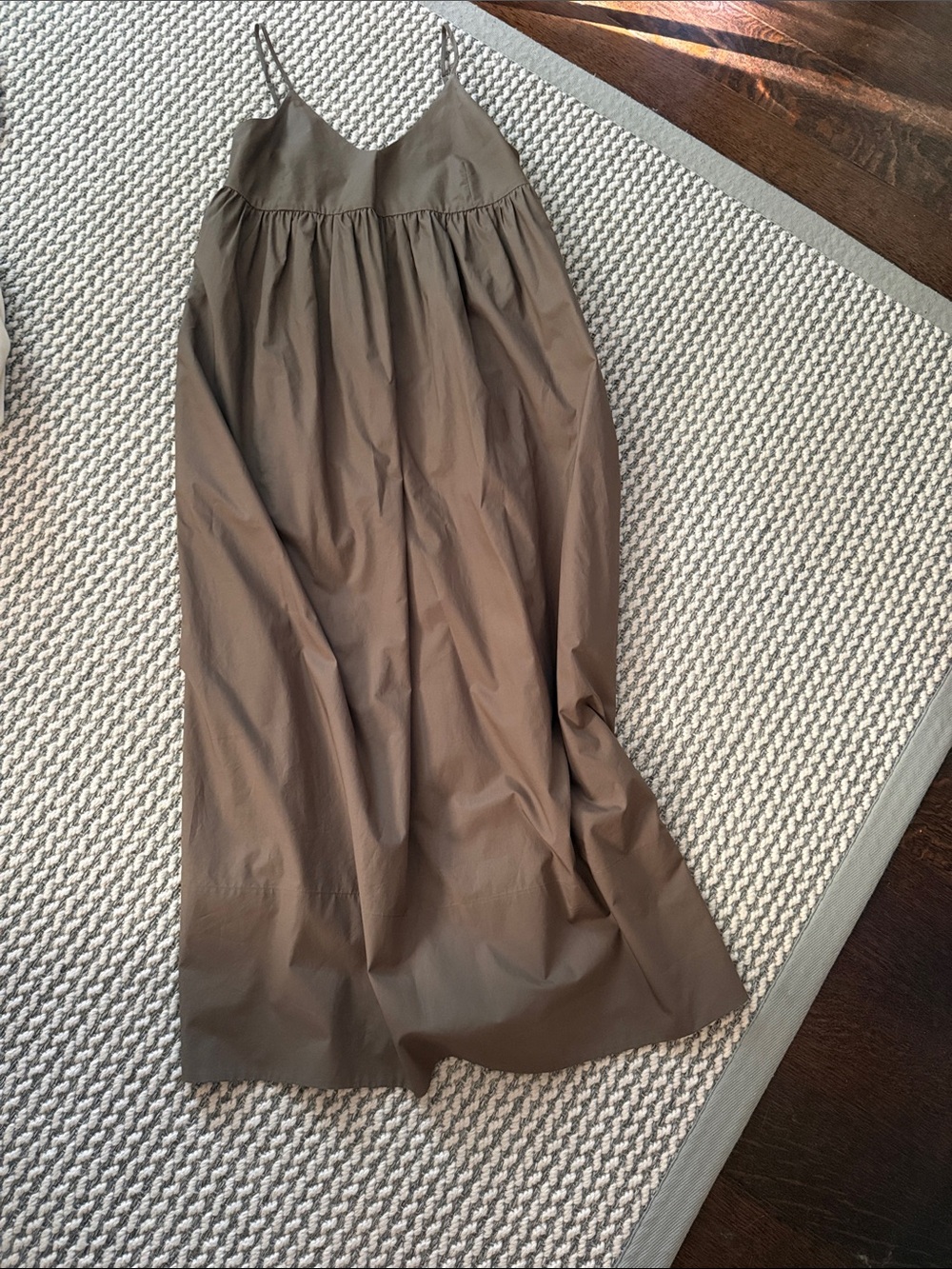 Jenni Kayne Brown Cove Spaghetti-Strap Maxi dress